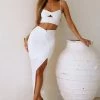 Hello Molly Spicy Maxi Skirt White Skirts