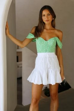 Hello Molly Volume Up Skirt White