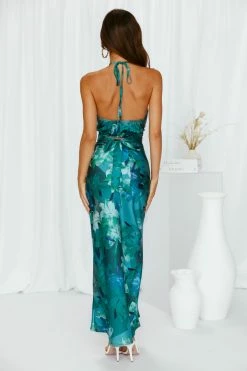 Hello Molly Sylvan Vibes Maxi Skirt Green