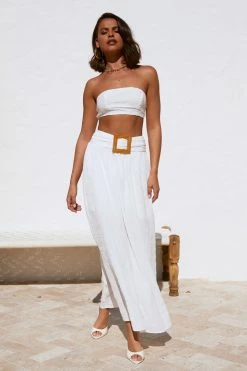 Hello Molly Iconic Revival Maxi Skirt White Sets & Co-ords