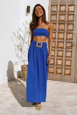 Best Sale π Hello Molly Iconic Revival Maxi π Skirt Blue π Skirts π 11 Hello Molly Iconic Revival Maxi Skirt Blue Skirts