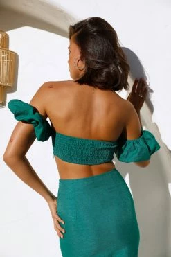 Hello Molly Skirts My Love Dive Maxi Skirt Green