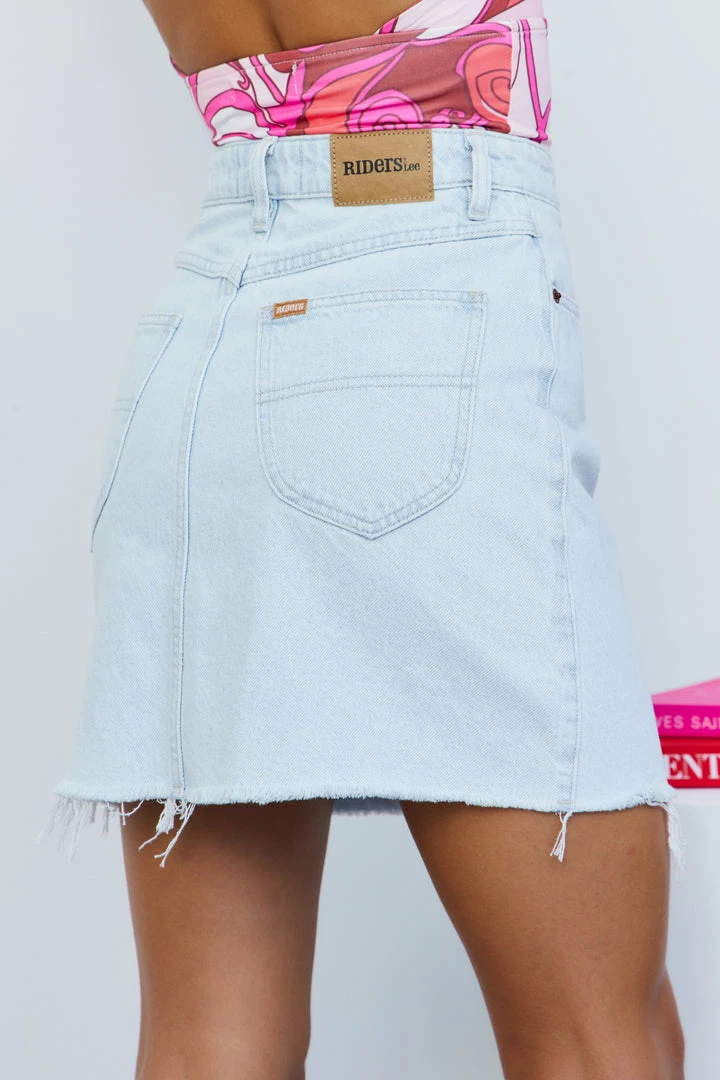 Coupon π RIDERS BY LEE High Waisted Girlfriend π Skirt Blue Wisdom π 9 RIDERS BY LEE High Waisted Girlfriend Skirt Blue Wisdom
