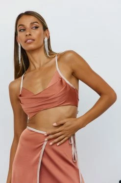 Hello Molly Skirts No More Waiting Maxi Skirt Bronze