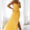 Skirts HELLO MOLLY Stay Fun Maxi Skirt Mustard