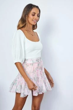Hello Molly Skirts Favourite Track Skirt Pink