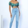 LEE Hourglass High Licks Crop Jeans Optimal Blue