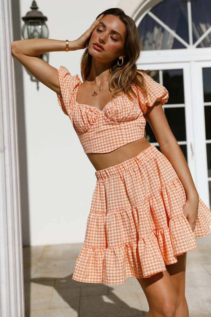 Hot Sale π₯° Hello Molly How You Like That π Skirt Orange π Skirts π 5 Hello Molly How You Like That Skirt Orange Skirts