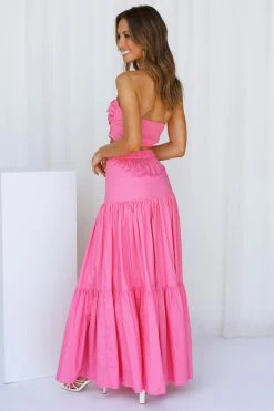 Sets & Co-ords RUNAWAY Ayla Crop Top Hot Pink