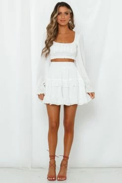 Hello Molly Skirts On Screen Skirt White