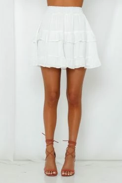 Hello Molly Skirts On Screen Skirt White