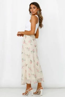 Hello Molly On The Uptake Maxi Skirt Yellow Skirts